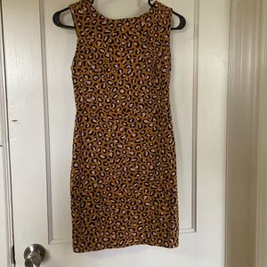 Cheetah Fitted Dress